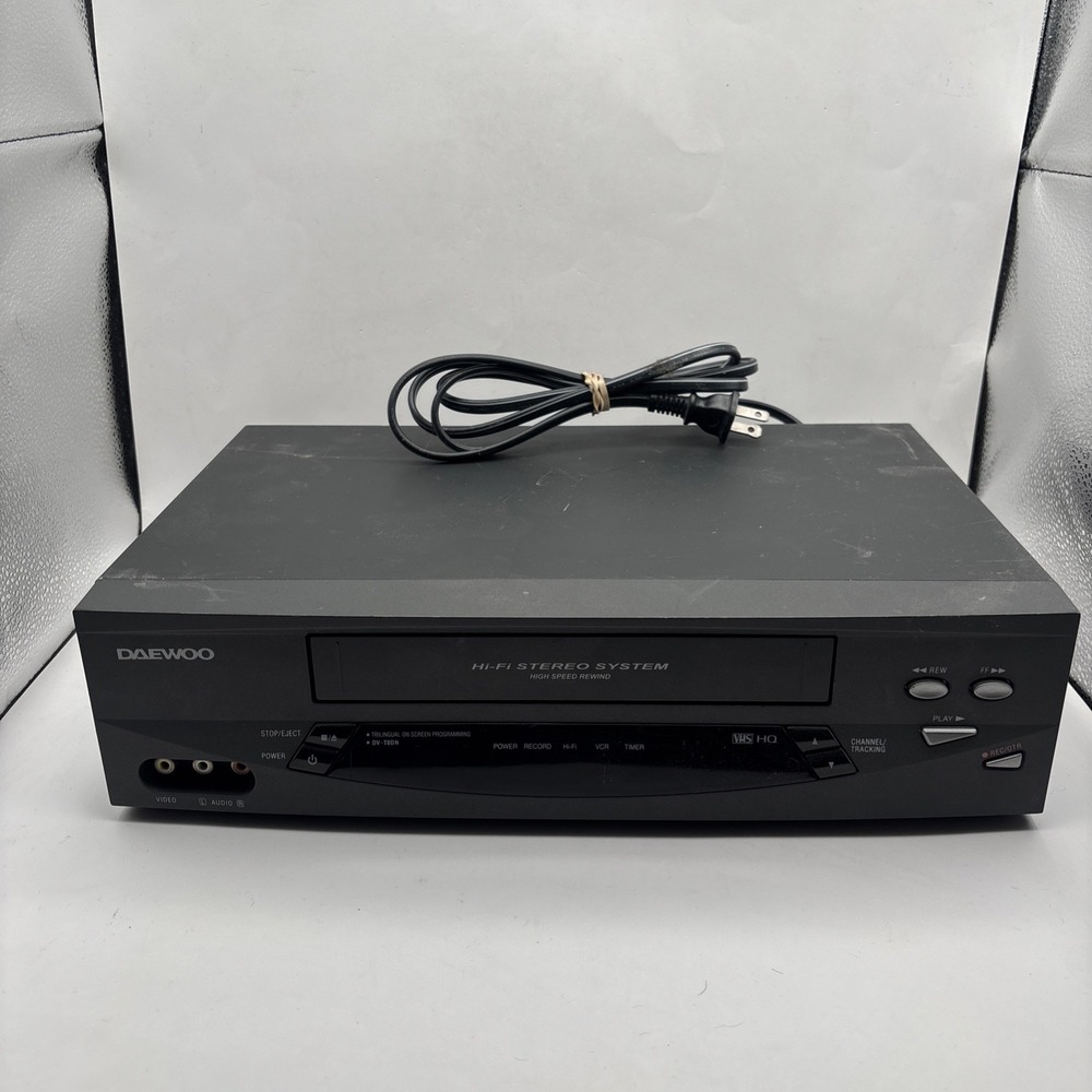 Daewoo DV-T8DN VCR Hi-Fi 4 Head VHS Player Recorder Tested Working
